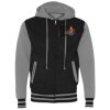 Unisex Heavyweight Varsity Full-Zip Hooded Sweatshirt Thumbnail
